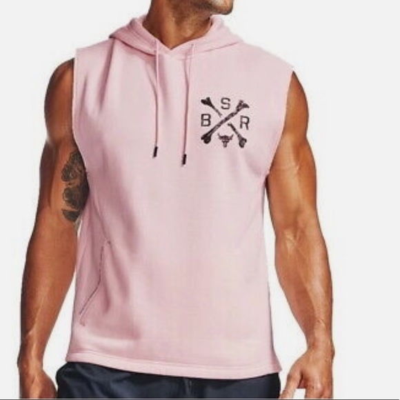 Under Armour Other - Men's Project Rock Charged Cotton® Sleeveless Hoodie-Size Large